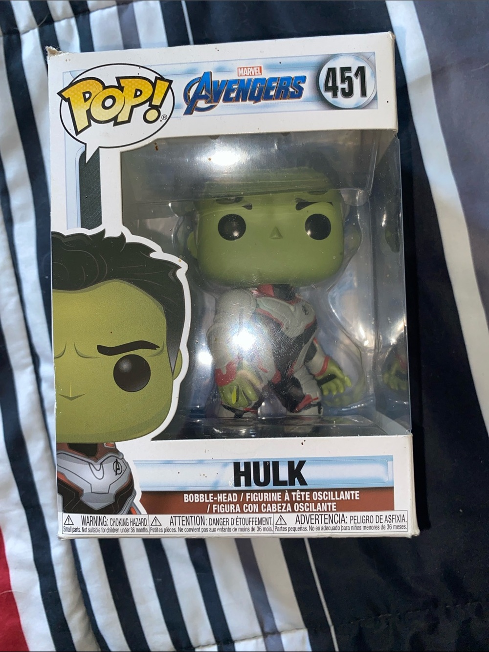 Funko Hulk Vinyl Figure with Green and White Armor Accents
